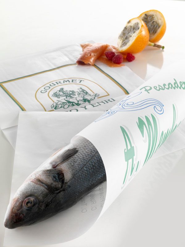 Papel alimentario para carne y pescado